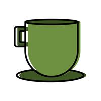 Kaffeetasse-Symbol vektor
