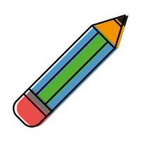 penna redskap ikon vektor