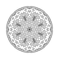 schöner Mandala-Vektor für Design vektor