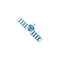 satellit ikon logotyp designmall illustration vektor