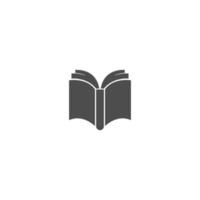 Buch-Symbol-Logo-Design-Vorlage-Illustration vektor