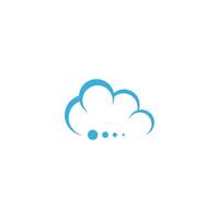 Cloud-Logo-Icon-Design-Illustrationsvorlage vektor