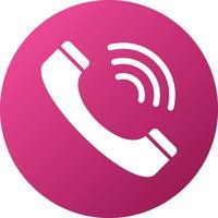 Symbolstil für Telefonwahl vektor