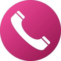 Stil des Telefonsymbols vektor