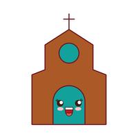 Kirchenbau-Symbol vektor