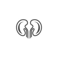 Urologie-Logo, Nieren-Logo-Symbol gesunde Vorlage vektor