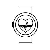 smartwatch ikonbild vektor