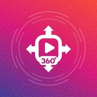 360-Grad-Inhaltssymbol, Vektorsymbol