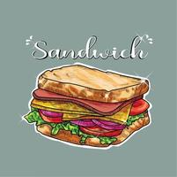 Abbildung: Sandwich vektor