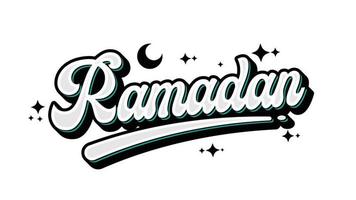Ramadan Kareem-Graffiti-Stil-Hintergrund vektor