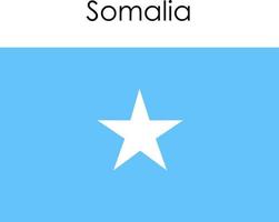 nationella flagga ikon somalia vektor