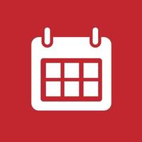 Vektor-Icon-Kalender vektor