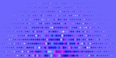 mörkrosa, blå vektorbakgrund med bubblor. vektor