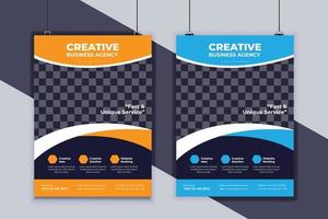 Business-Flyer-Design-Vektor-Vorlage. kreatives Business-Flyer-Design. modernes Layout-Design. Corporate-Business-Cover-Design vektor