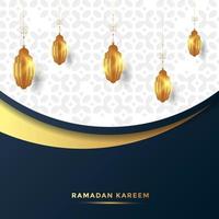 ramadan kareem grußkarte hintergrund vektorillustration vektor