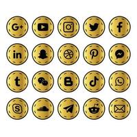 Social Media Icon Set vektor