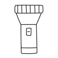 Taschenlampe. handgezeichnetes Doodle-Symbol. vektor