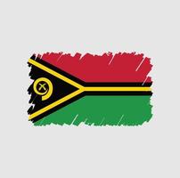 Bürste der Vanuatu-Flagge vektor
