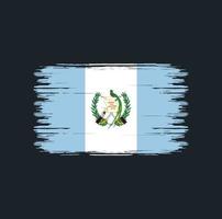 Bürste der Guatemala-Flagge. Nationalflagge vektor