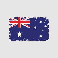 Australien Flagge Pinsel vektor
