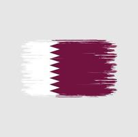 qatar flagga borste. National flagga vektor