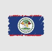 belize flagge bürste vektor