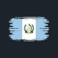 Bürste der Guatemala-Flagge. Nationalflagge vektor