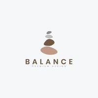 stack stones logotyp vektor inspiration, logo balance stone minimalistisk design för spa och wellness