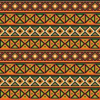 Panafrikanische Farbe nahtloses Muster vektor