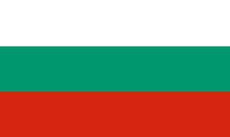 Flagge von Bulgarisch vektor