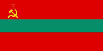 flagga för transnistrien vektor