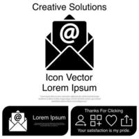 Briefumschlag-Icon-Vektor eps 10 vektor