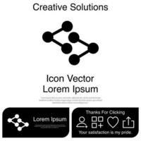 Atom-Icon-Vektor eps 10 vektor