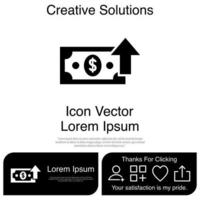 Up-Investment-Icon-Vektor eps 10 vektor