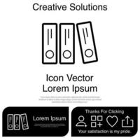 Binder-Icon-Vektor eps 10 vektor