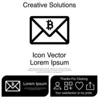 kuvert med pengar ikon vektor eps 10