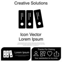 Binder-Icon-Vektor eps 10 vektor