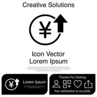 Up-Investment-Icon-Vektor eps 10 vektor