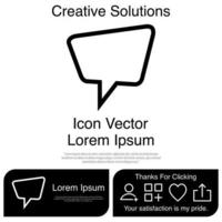 Bubble-Space-Icon-Vektor eps 10 vektor