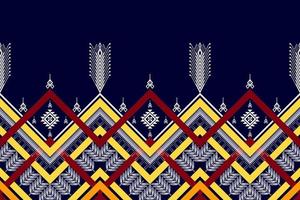 etnisk geometrisk sömlös design. Aztec tyg matta mandala prydnad chevron textil dekoration tapeter. tribal kalkon afrikansk indisk traditionell broderi vektor bakgrund