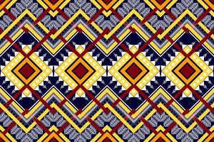 ethnisches geometrisches nahtloses Musterdesign. aztekischer Stoff Teppich Mandala Ornament Chevron Textildekoration Tapete. Tribal Truthahn afrikanische indische traditionelle Stickerei Vektor Hintergrund