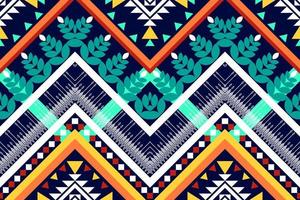 geometrisk etnisk sömlös design. Aztec tyg matta mandala prydnad chevron textil dekoration tapeter. tribal kalkon afrikansk indisk traditionell broderi vektor illustration bakgrund