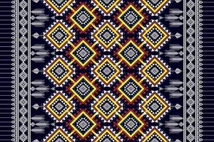 geometrisches ethnisches nahtloses Musterdesign. aztekischer Stoff Teppich Mandala Ornament Chevron Textildekoration Tapete. Tribal Truthahn afrikanische indische traditionelle Stickerei Vektor Hintergrund