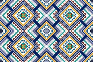 geometrisk etnisk mönsterdesign. Aztec tyg matta mandala prydnad chevron textil dekoration tapeter. tribal kalkon afrikansk indisk traditionell broderi bakgrund vektor