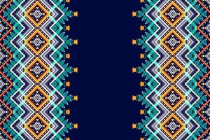 geometrisk etnisk sömlös design. Aztec tyg matta mandala prydnad chevron textil dekoration tapeter. tribal kalkon afrikansk indisk traditionell broderi vektor illustration bakgrund