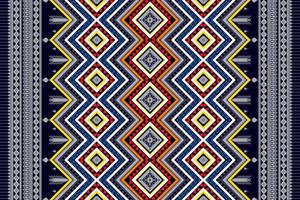 geometrisk etnisk sömlös design. Aztec tyg matta mandala prydnad chevron textil dekoration tapeter. tribal kalkon afrikansk indisk traditionell broderi vektor illustration bakgrund