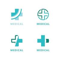Gesundheitswesen-Logo-Symbol-Vektor-Illustration isoliert auf weißem Hintergrund vektor