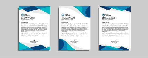 modernes Corporate-Briefkopf-Template-Design vektor