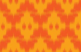 etnisk ikat rhombus konst. sömlöst orange chevronmönster i stam-, folkbroderi och mexikansk stil. Aztekisk geometrisk konst prydnadstryck. design för matta, tapeter, omslag, tyg, omslag. vektor