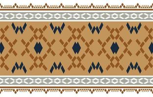 Ethno-Design-Motiv abstrakter brauner Hintergrund. Das nahtlose Navajo-Muster in Stammes-, Textil-Volksstickerei, Chevron-Kunstdesign. aztekischer geometrischer kunstverzierungsdruck. design für teppich, stoff. vektor